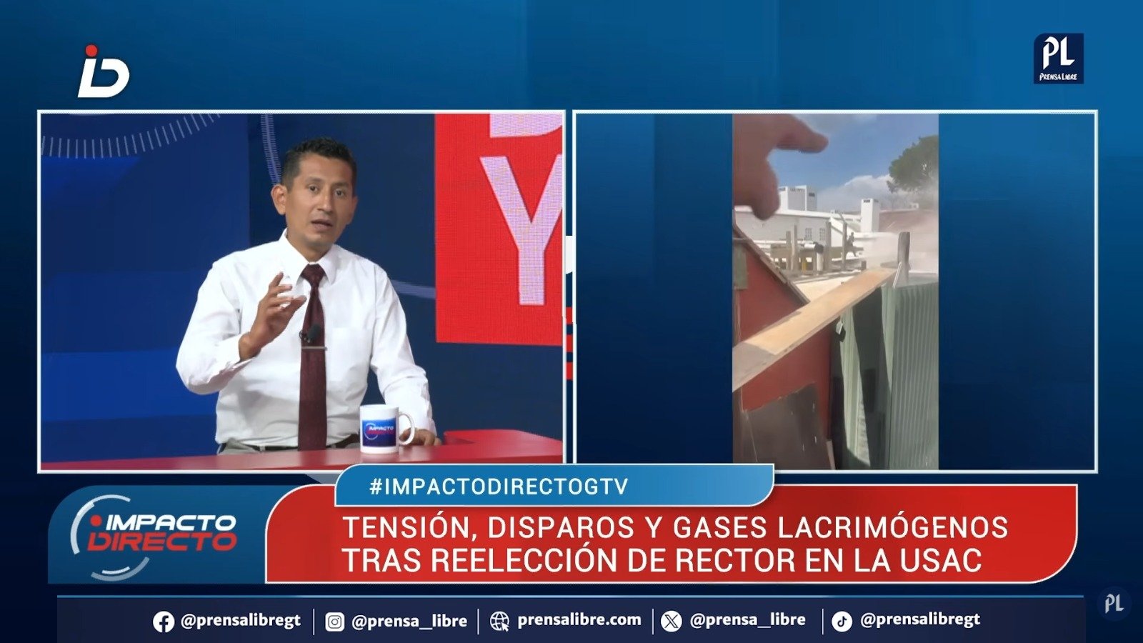 Tensión y protestas marcan la reelección de Walter Mazariegos como rector de la Usac en Antigua Guatemala Tensión y protestas marcan la reelección de Walter Mazariegos como rector de la Usac en Antigua Guatemala