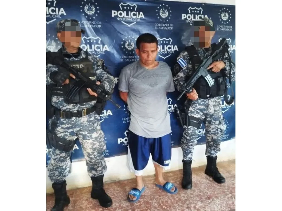 Detienen en Sonsonate a presunto pandillero vinculado a múltiples delitos graves