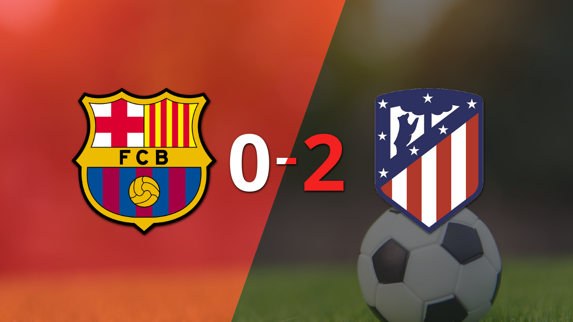 Atlético de Madrid domina en Camp Nou y gana 2-0 ante Barcelona en ida de Champions