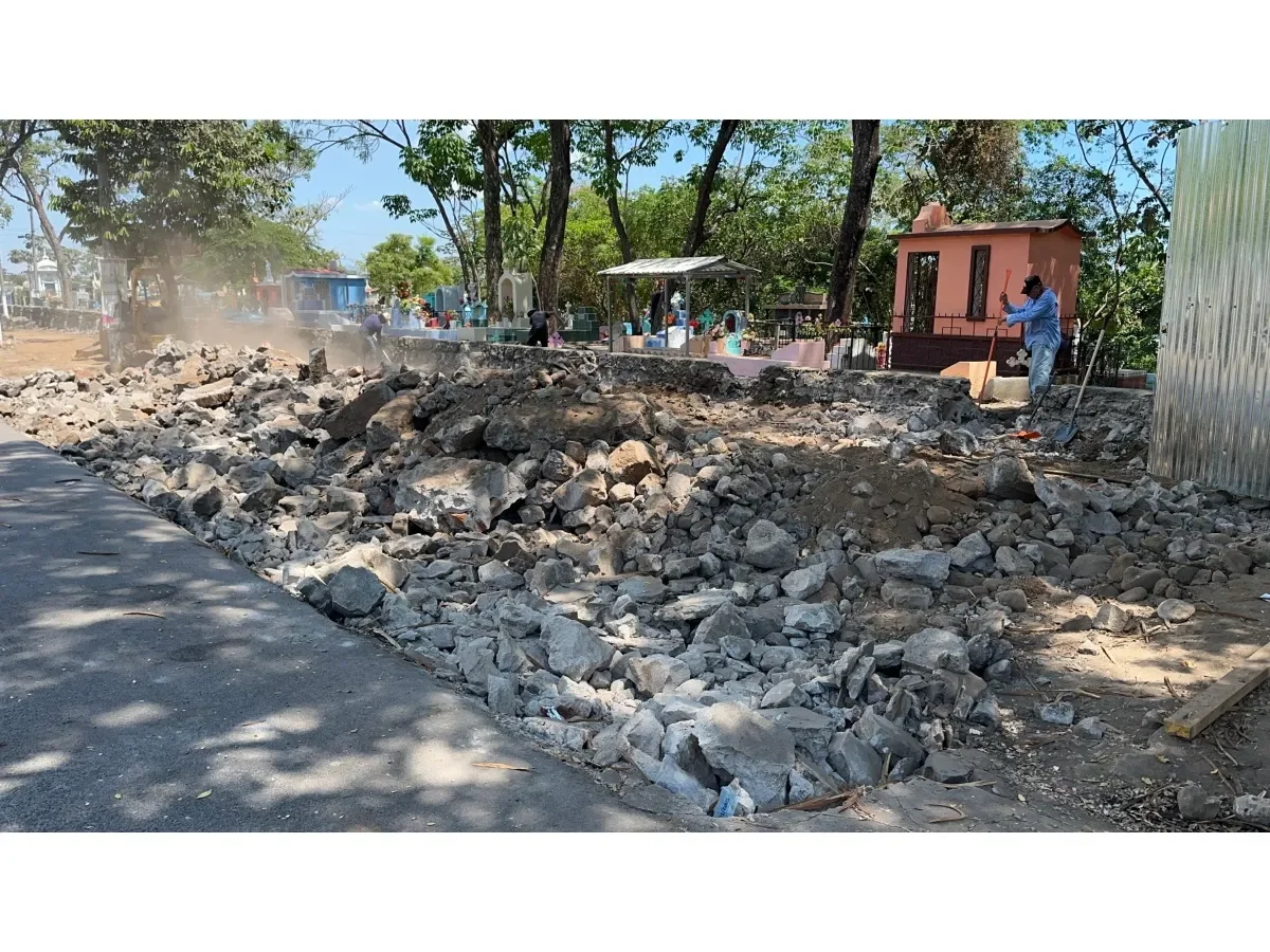 Usulután Este retoma obras de reconstrucción en cementerios tras dos años de paralización