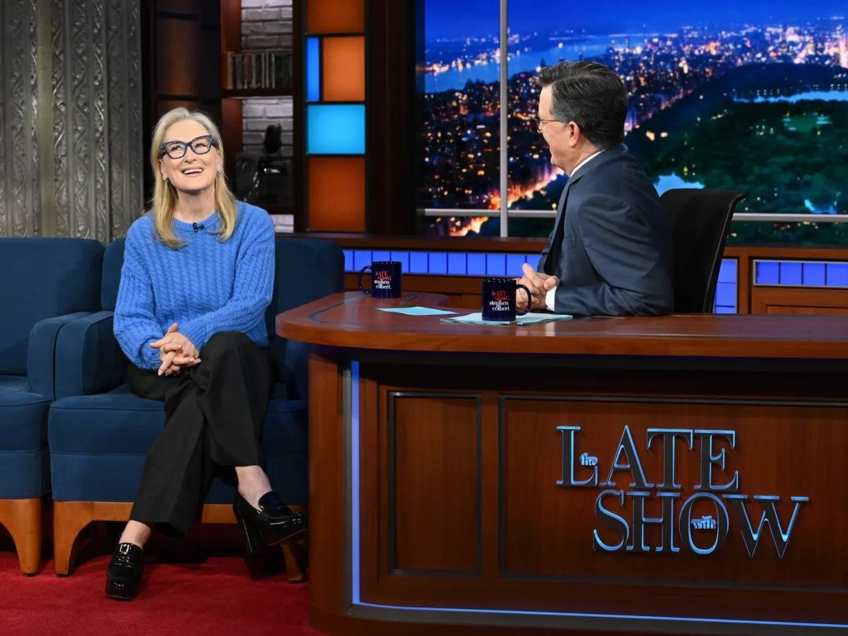 Meryl Streep revive el icónico jersey azul cerúleo en promoción de El Diablo Viste a la Moda 2