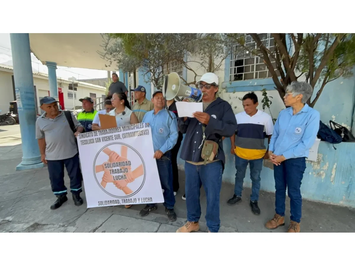 Sindicalistas denuncian irregularidades en aumentos salariales en alcaldía de San Vicente Sur