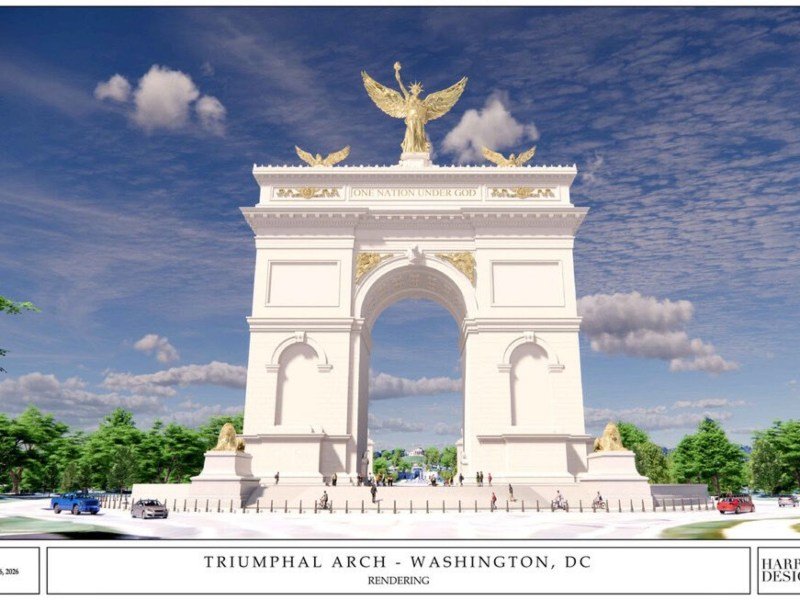 Presentan planos del arco monumental más grande y emblemático para Washington D.C.