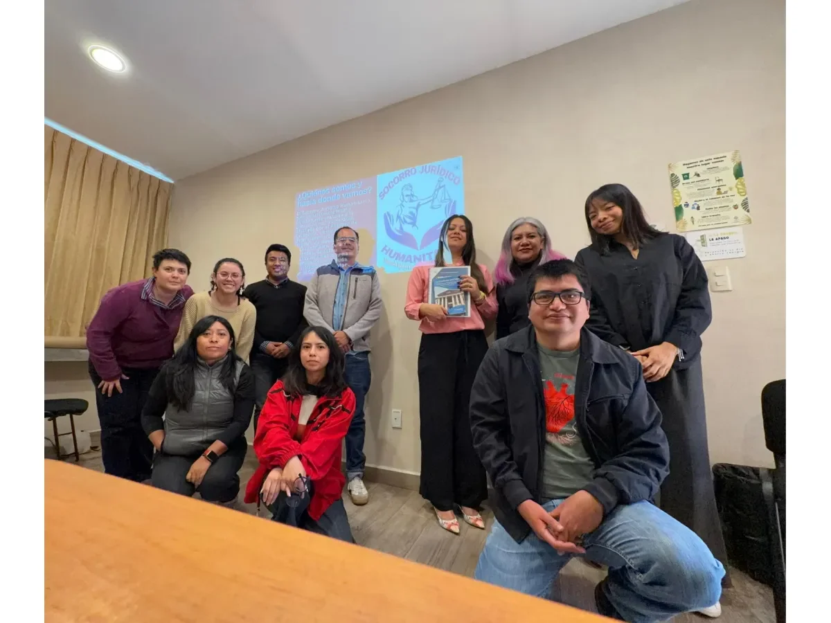 Socorro Jurídico Humanitario expone en Chiapas sobre violaciones a derechos humanos en El Salvador