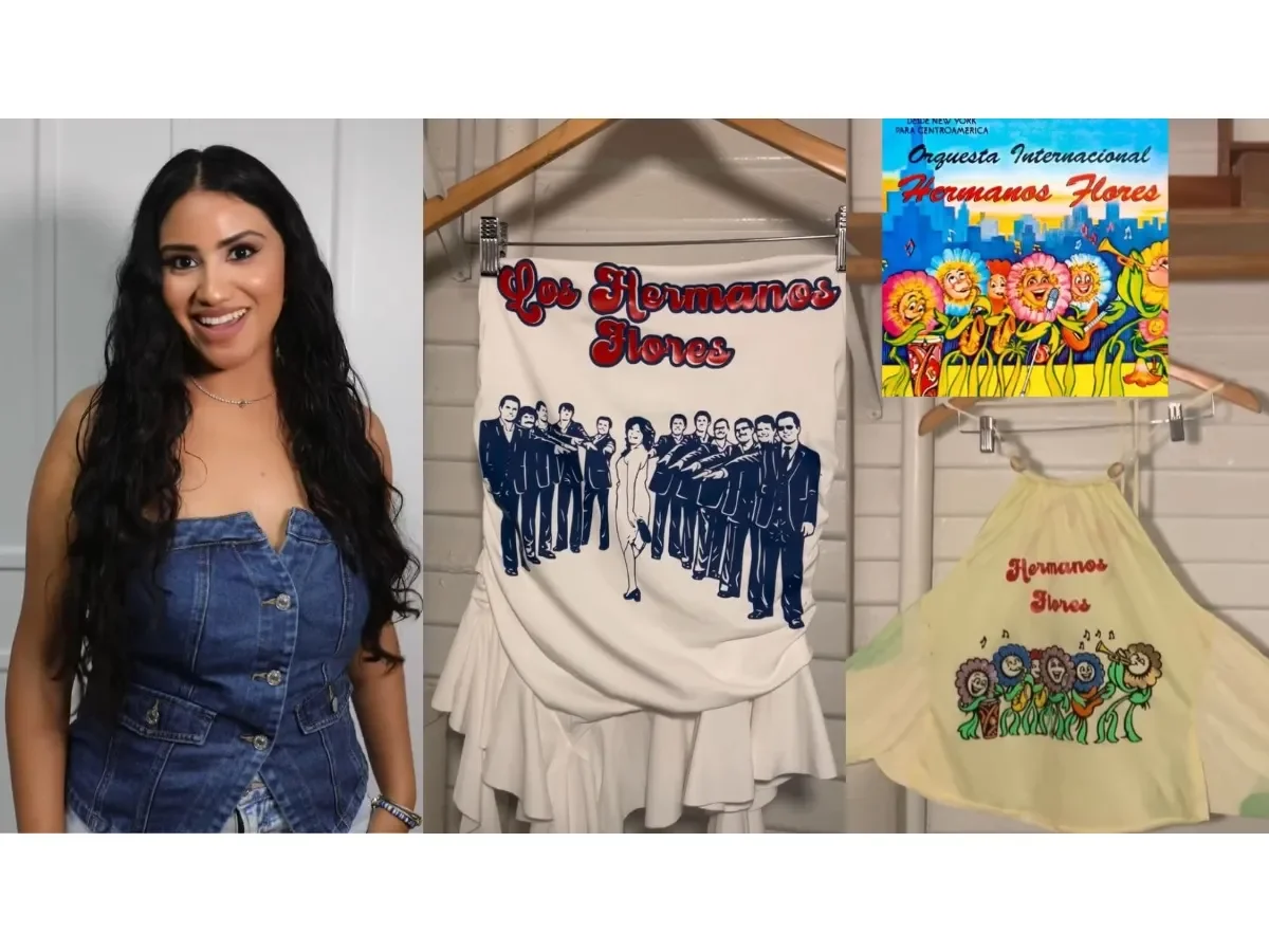 Diseñadora salvadoreña presenta prendas inspiradas en Los Hermanos Flores para Coachella 2026