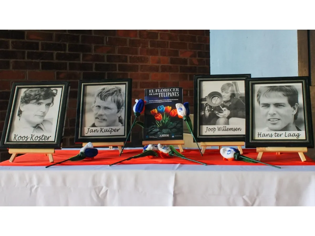 Presentan libro que detalla proceso judicial por asesinato de periodistas holandeses en guerra civil salvadoreña
