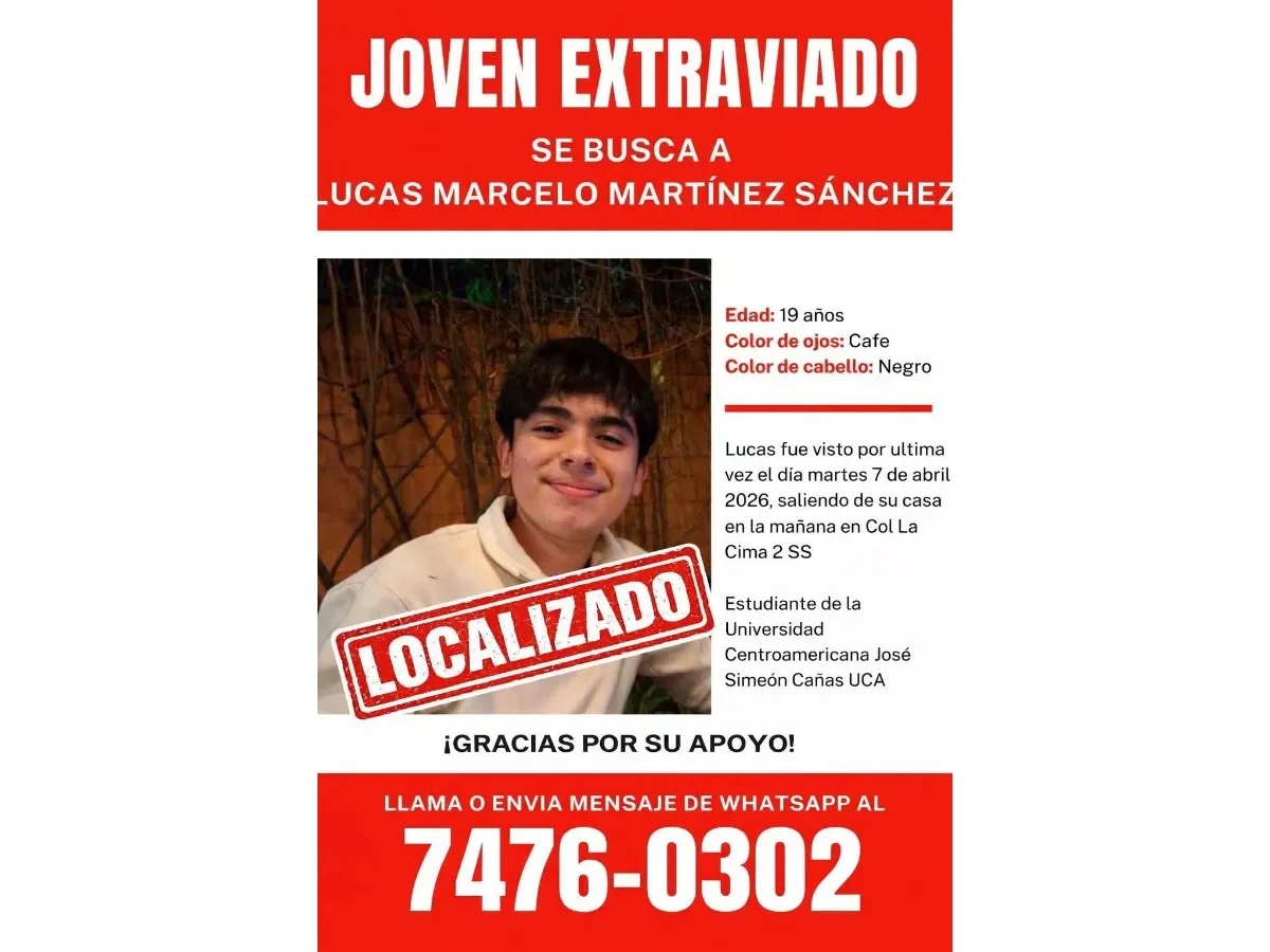 Joven desaparecido en La Cima II es localizado con vida tras tres días de búsqueda
