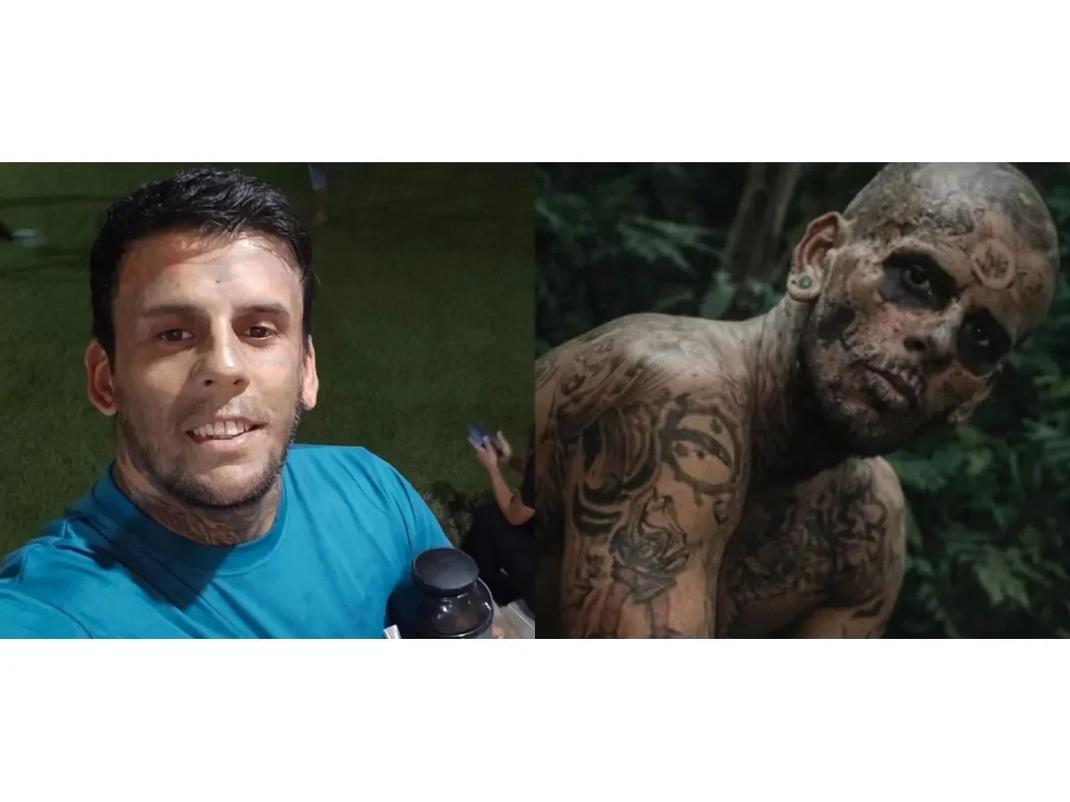 Transformación radical del hombre más tatuado de Brasil tras remover más de 170 tatuajes