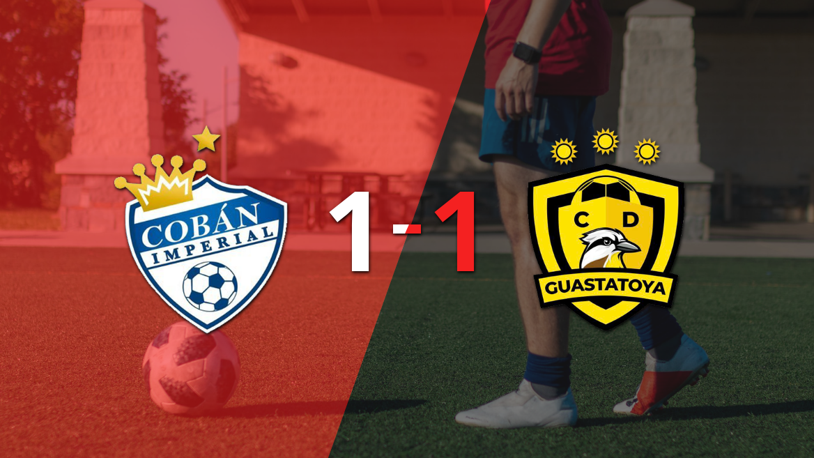 Cobán Imperial y Guastatoya igualan 1-1 en un duelo intenso por la jornada 19 del Clausura
