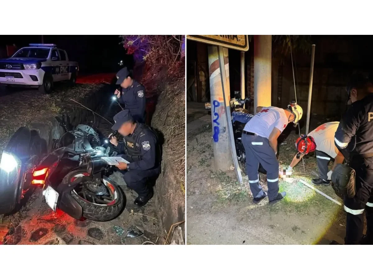 Accidentes viales en Metapán y Cuscatlán Norte dejan dos motociclistas fallecidos; alertan sobre riesgos en las carreteras