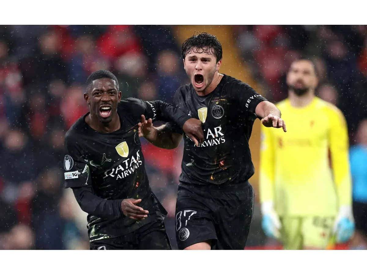 PSG avanza a semifinales de la Champions tras vencer 0-2 al Liverpool en Anfield