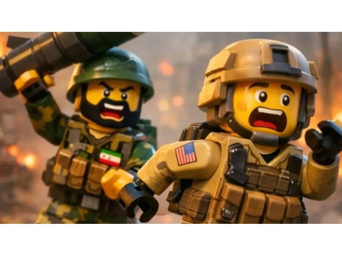 La propaganda iraní a través de videos de IA con estética Lego: un nuevo frente digital