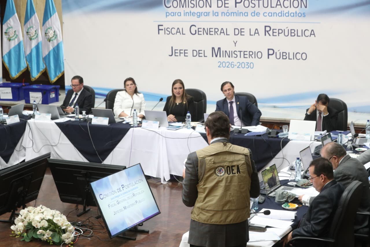 OEA insta a Comisión de Postulación a fortalecer transparencia en elección de fiscal general