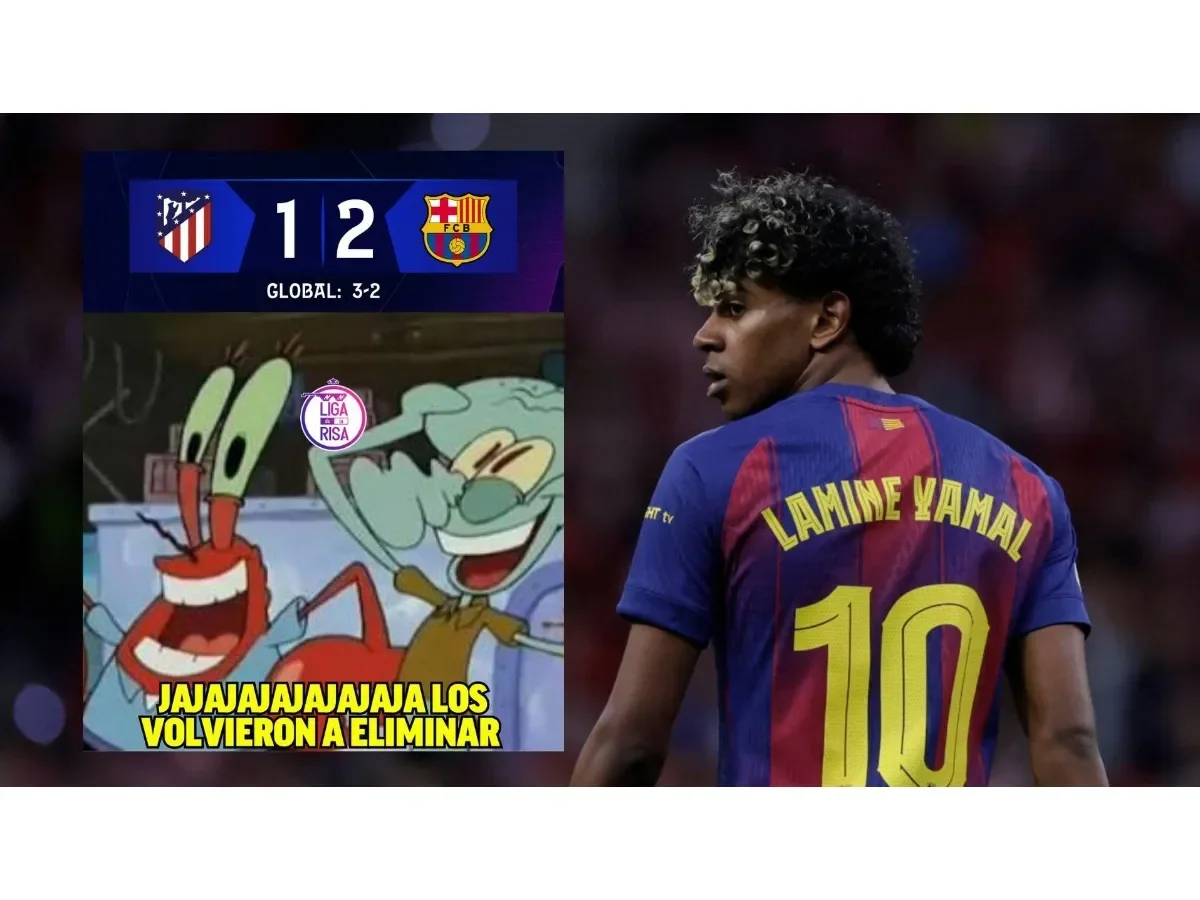 El Barcelona queda eliminado de la Champions y desata oleada de memes en redes sociales
