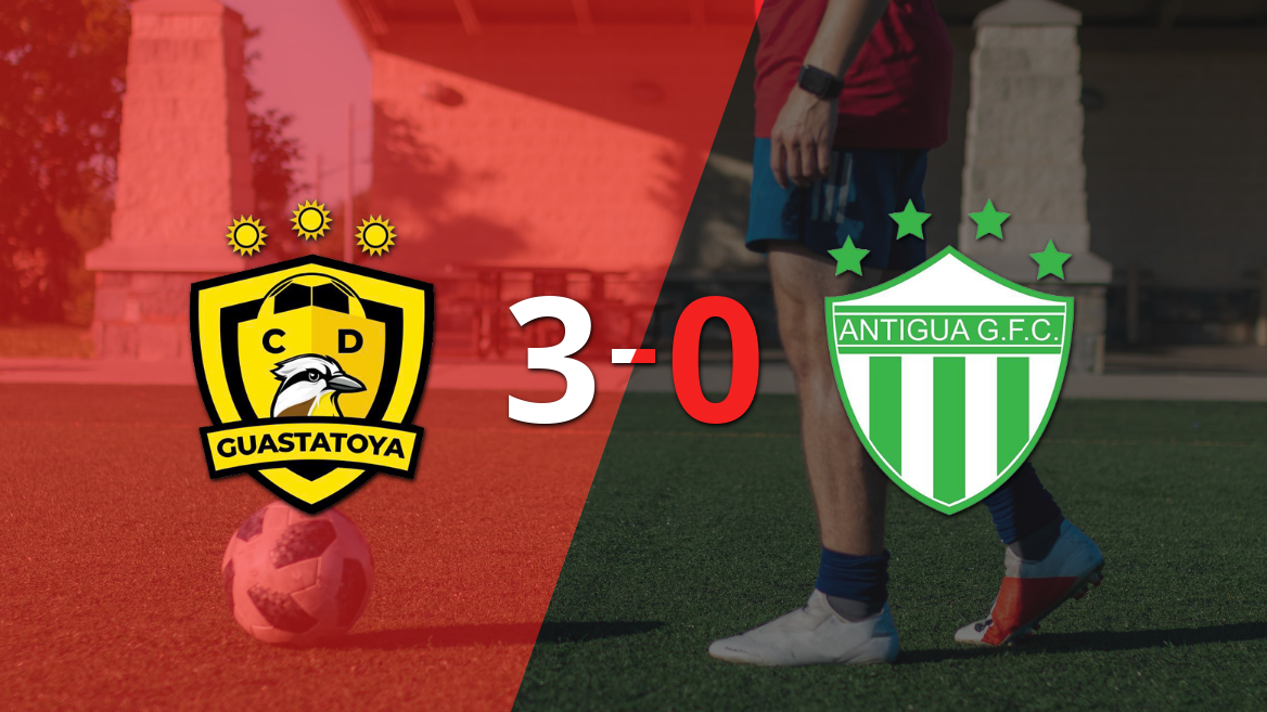 Guastatoya domina y derrota 3-0 a Antigua GFC en jornada 20 del Clausura