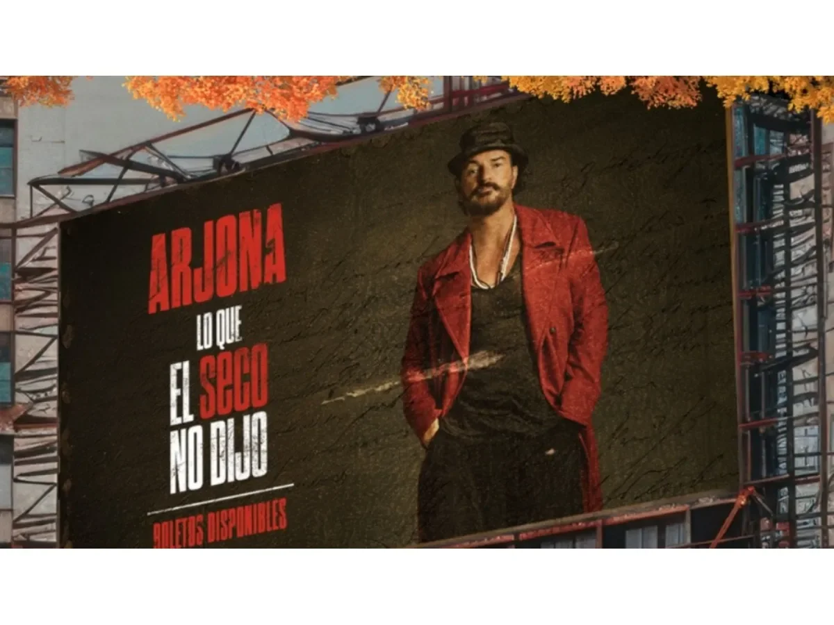 Ricardo Arjona anuncia concierto en El Salvador dentro de su gira internacional