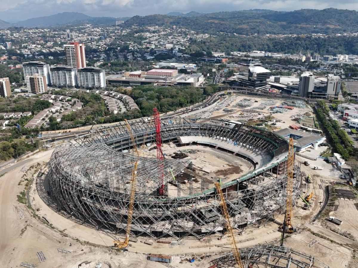 Avances significativos en la construcción del nuevo Estadio Nacional en El Salvador