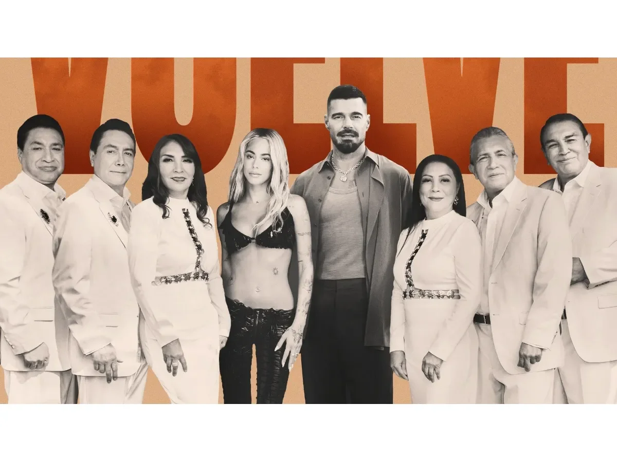 Ricky Martin, Los Ángeles Azules y TINI renuevan “Vuelve” con una fusión musical única
