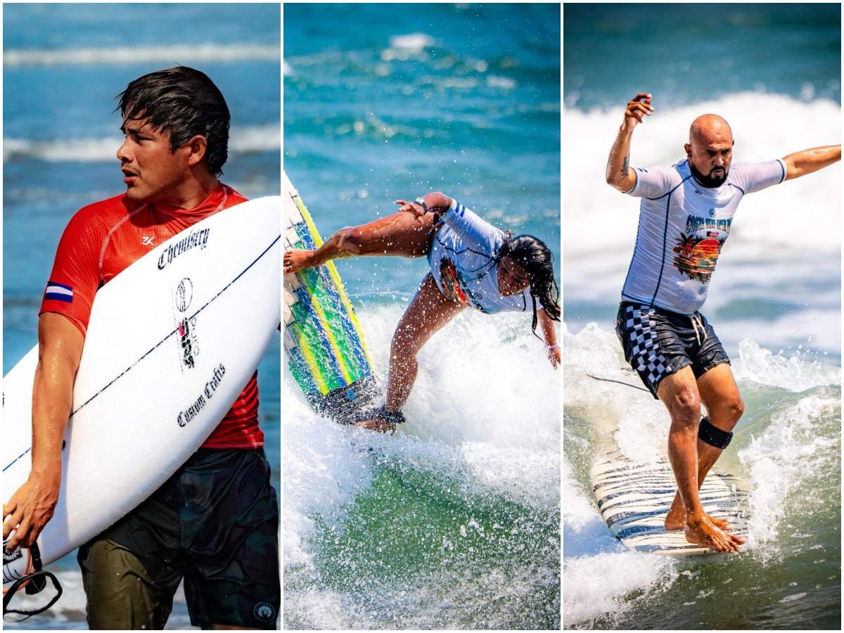 Surfistas salvadoreños brillan en la segunda edición del Costa Surf Open Pro en La Paz