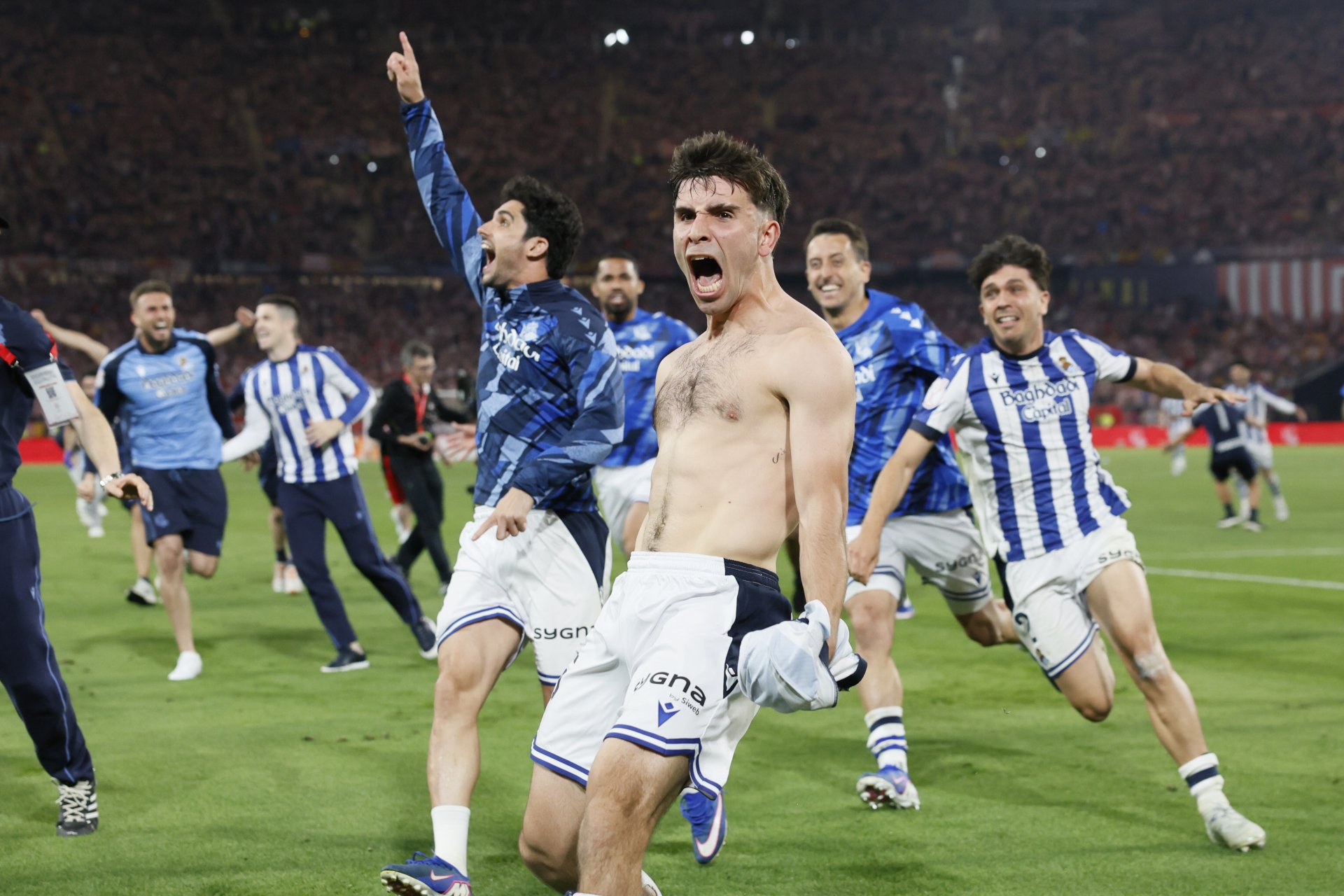 Real Sociedad se corona campeona de la Copa del Rey tras vencer al Atlético en definición por penales