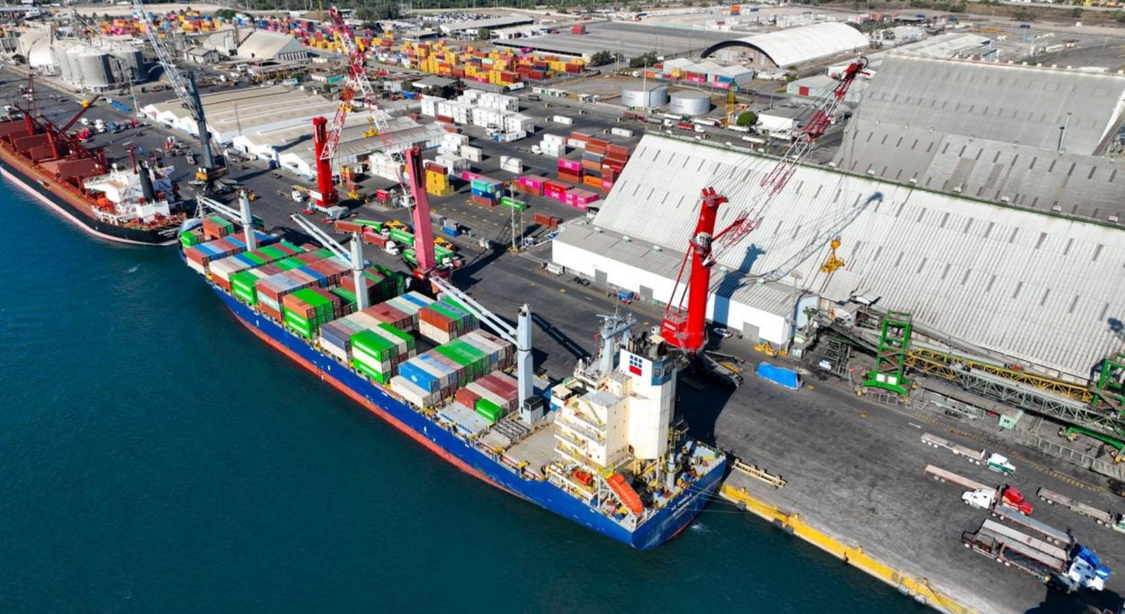 Carga marítima en Guatemala crece 13.3% en 2025 y supera 35 millones de toneladas pese a tensiones comerciales