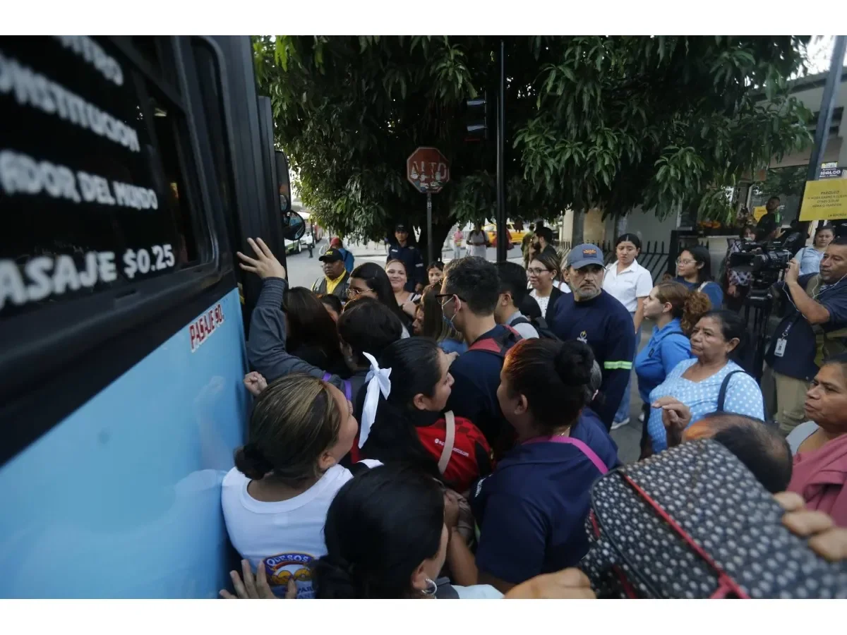 Parque vehicular del transporte público en El Salvador reduce 8% en una década, con caída significativa en 2022 y 2025