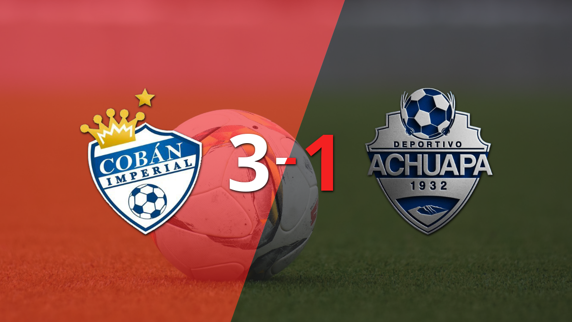 Cobán Imperial se impone 3-1 a Achuapa con doblete de Uri Amaral en el Clausura
