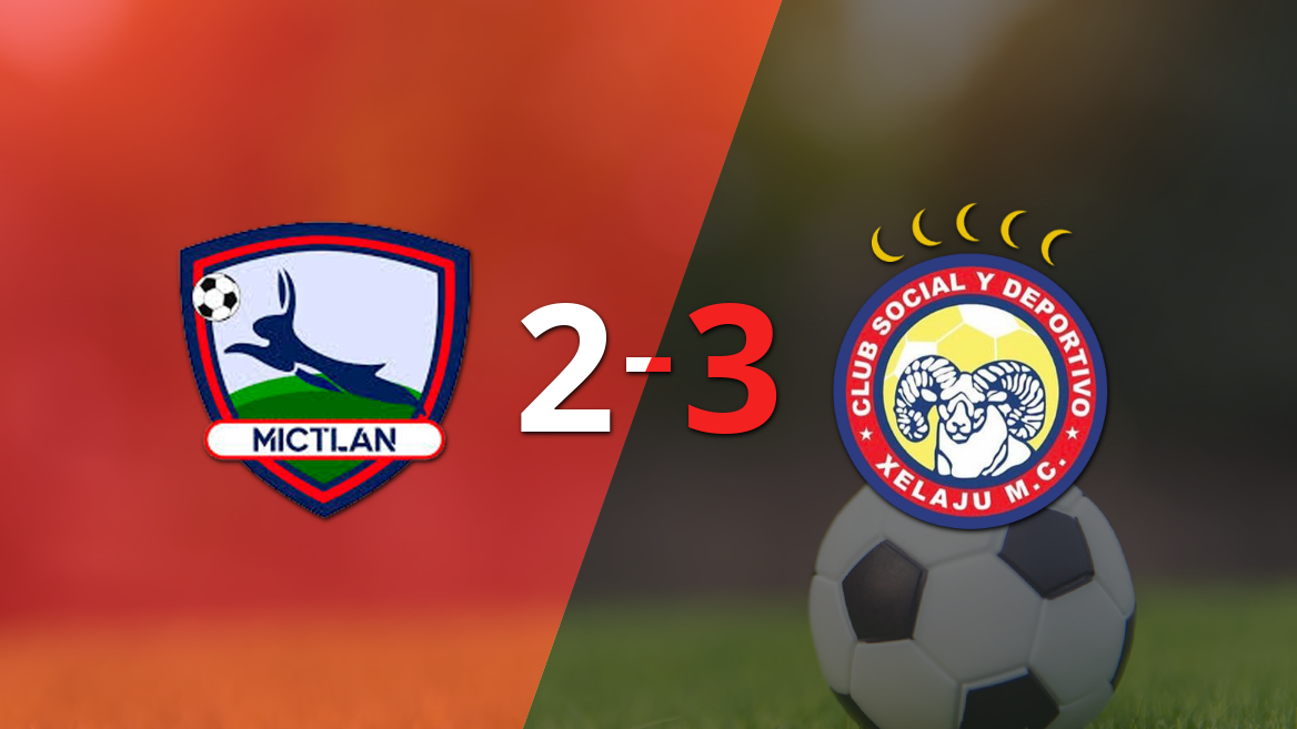 Harim Quezada lidera la remontada de Xelajú con doblete en triunfo 3-2 sobre Mictlán