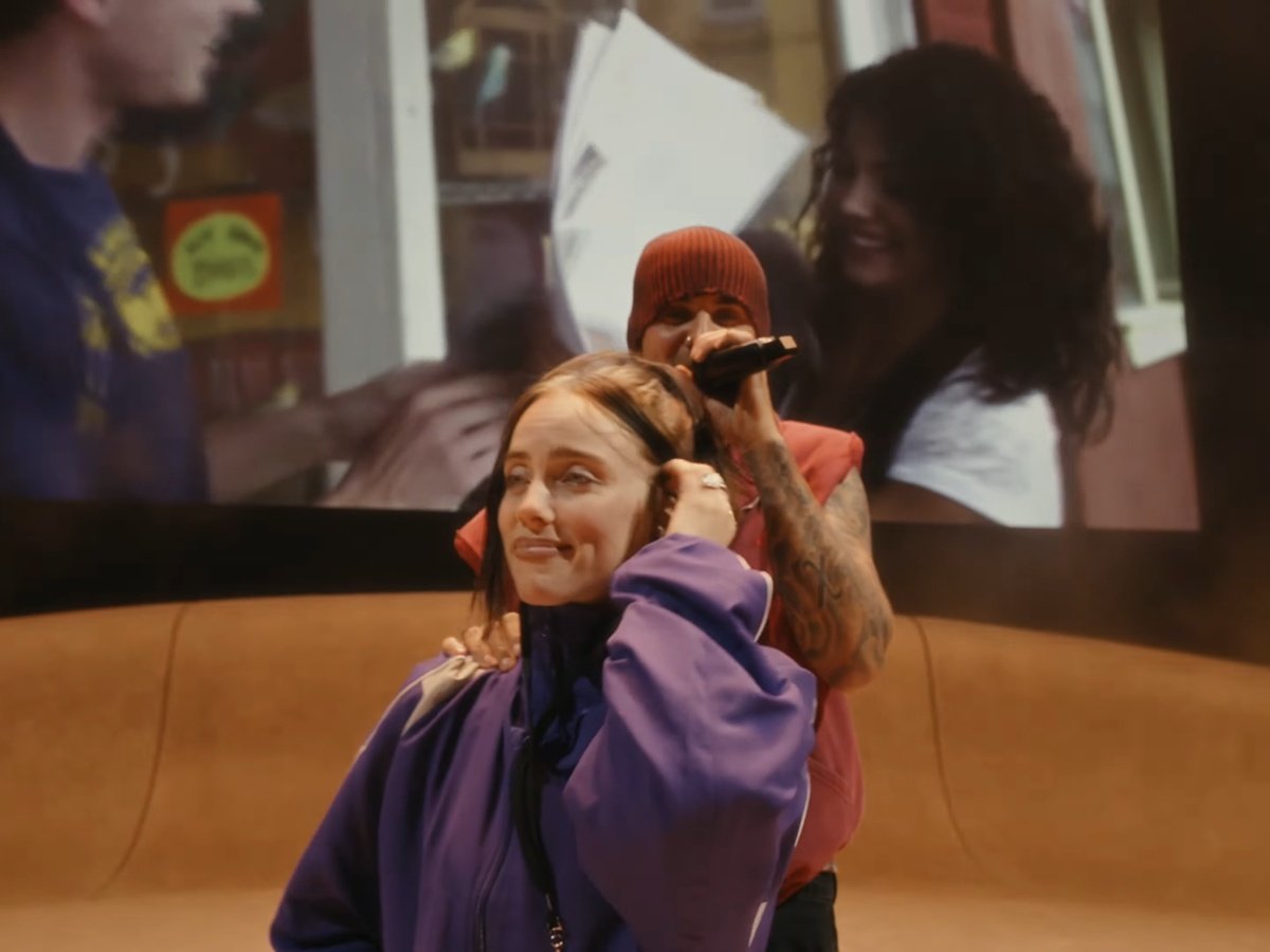Billie Eilish cumple sueño de fan al subir al escenario con Justin Bieber en Coachella