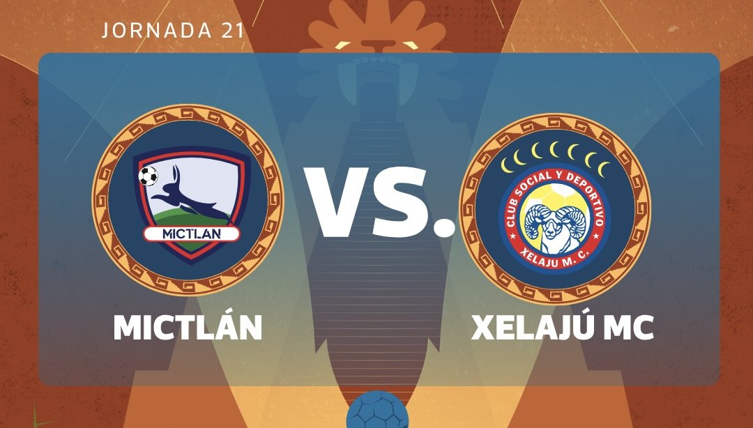 Mictlán y Xelajú MC se enfrentan en jornada crucial del Torneo Clausura 2026
