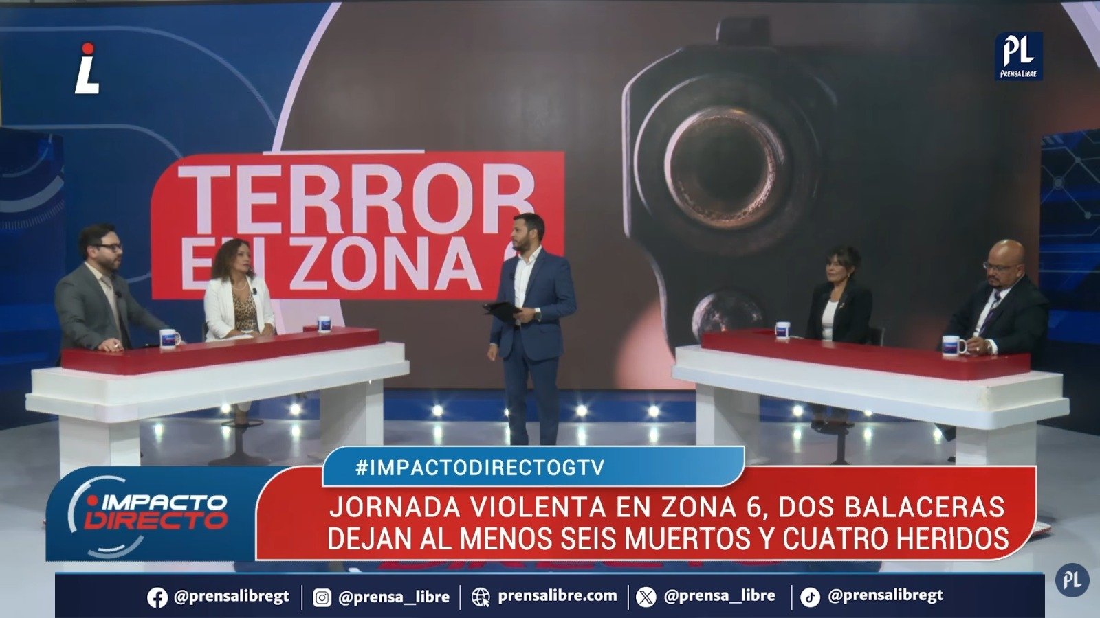 Seis muertos y dos heridos tras ataque armado en cevichería de zona 6 en Ciudad de Guatemala