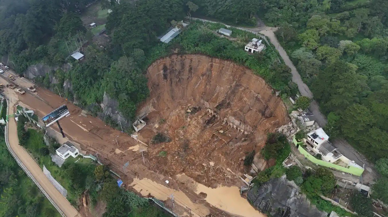 Procesos legales y mitigación en derrumbe del km 24.5 de ruta a El Salvador permanecen estancados tras seis meses