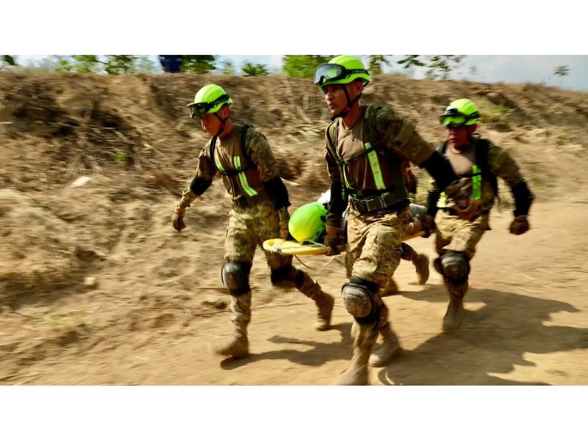 Simulacro de rescate por terremoto fortalece capacidades en el ejercicio CENTAM Guardian 2026 en El Salvador