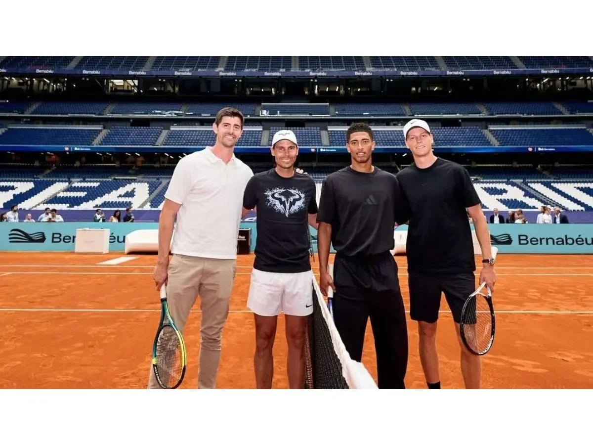 El Santiago Bernabéu se transforma en pista de tenis: un evento innovador en Madrid