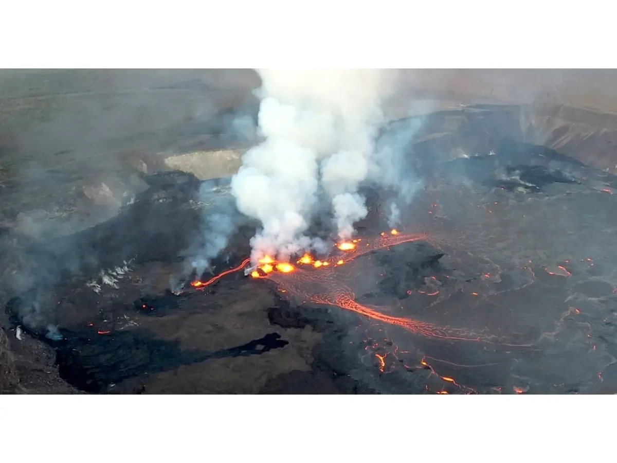 Volcán Kilauea en Hawái registra nueva erupción con columnas de lava de hasta 300 metros