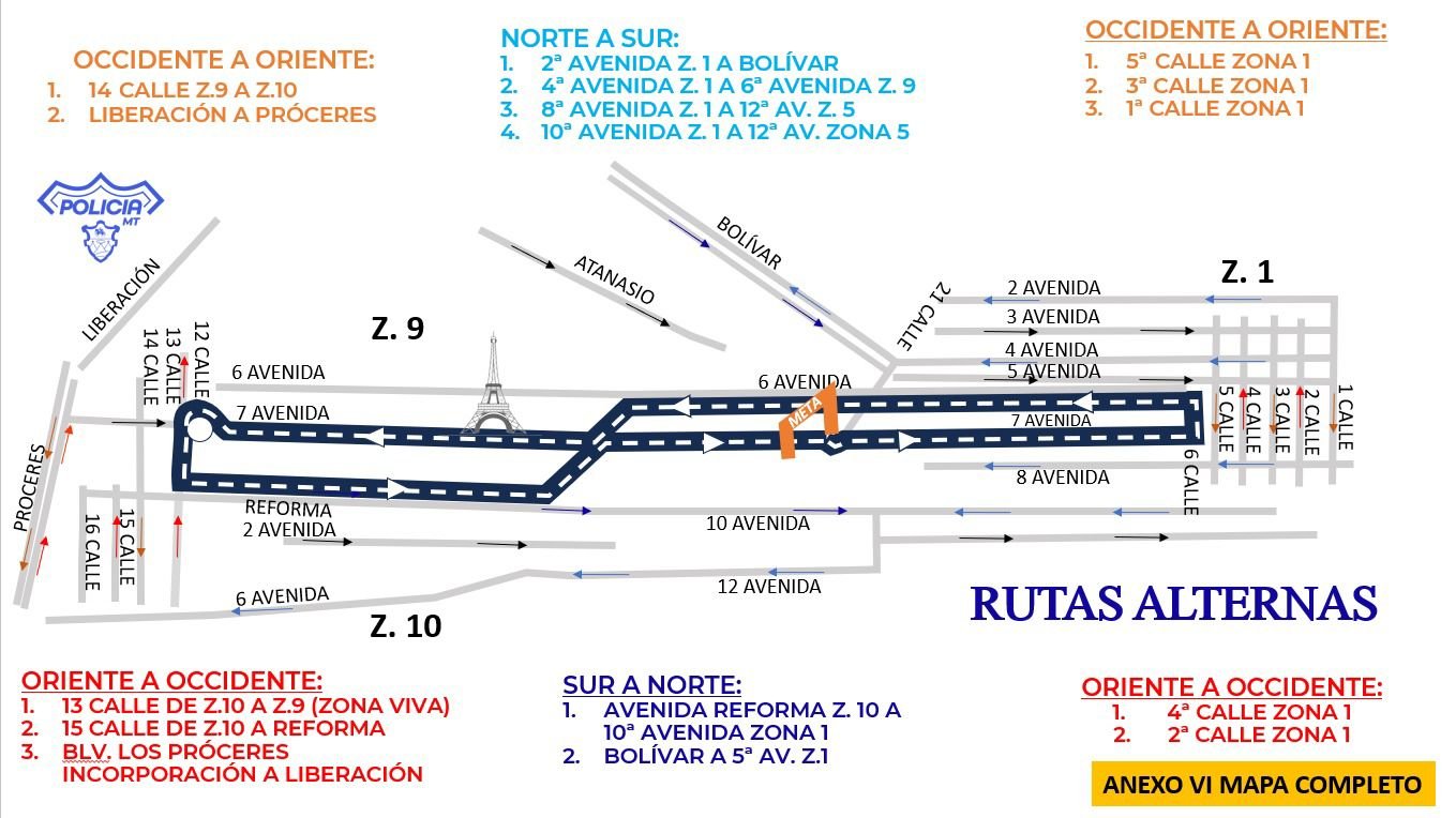 Cierres viales en el Centro Histórico por carrera 10K nocturna este sábado en la capital