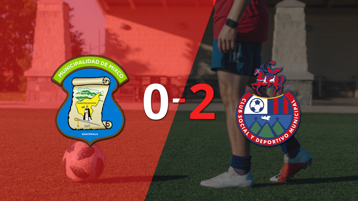 Municipal domina a Mixco con un contundente 2-0 en la ida del Clausura 2024