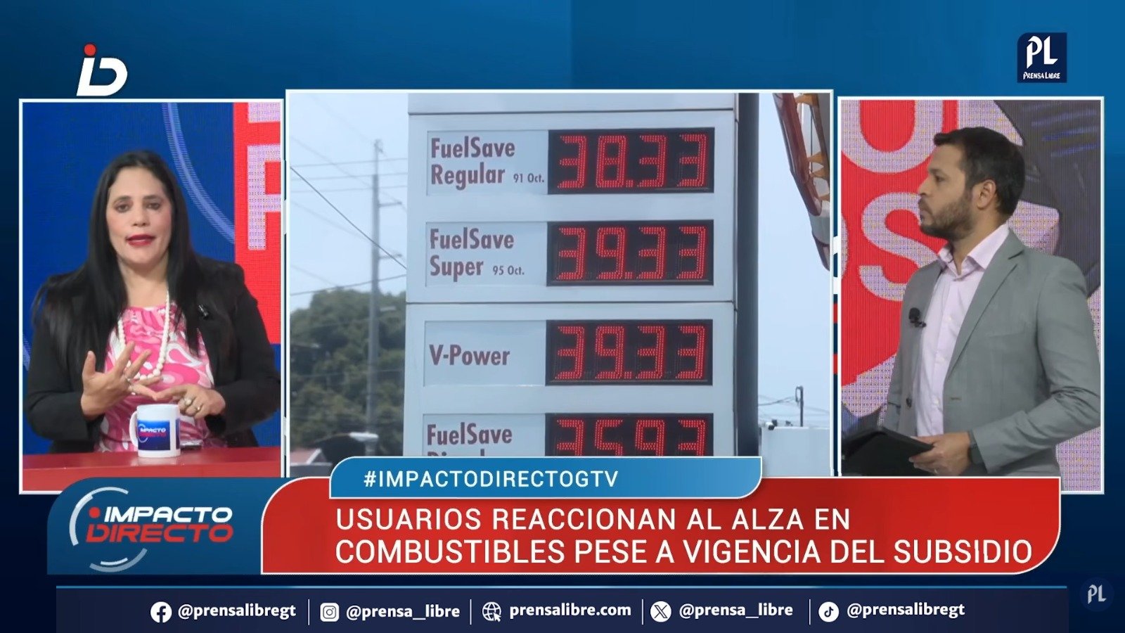Guatemaltecos cuestionan incremento en precios de combustibles pese a subsidio estatal