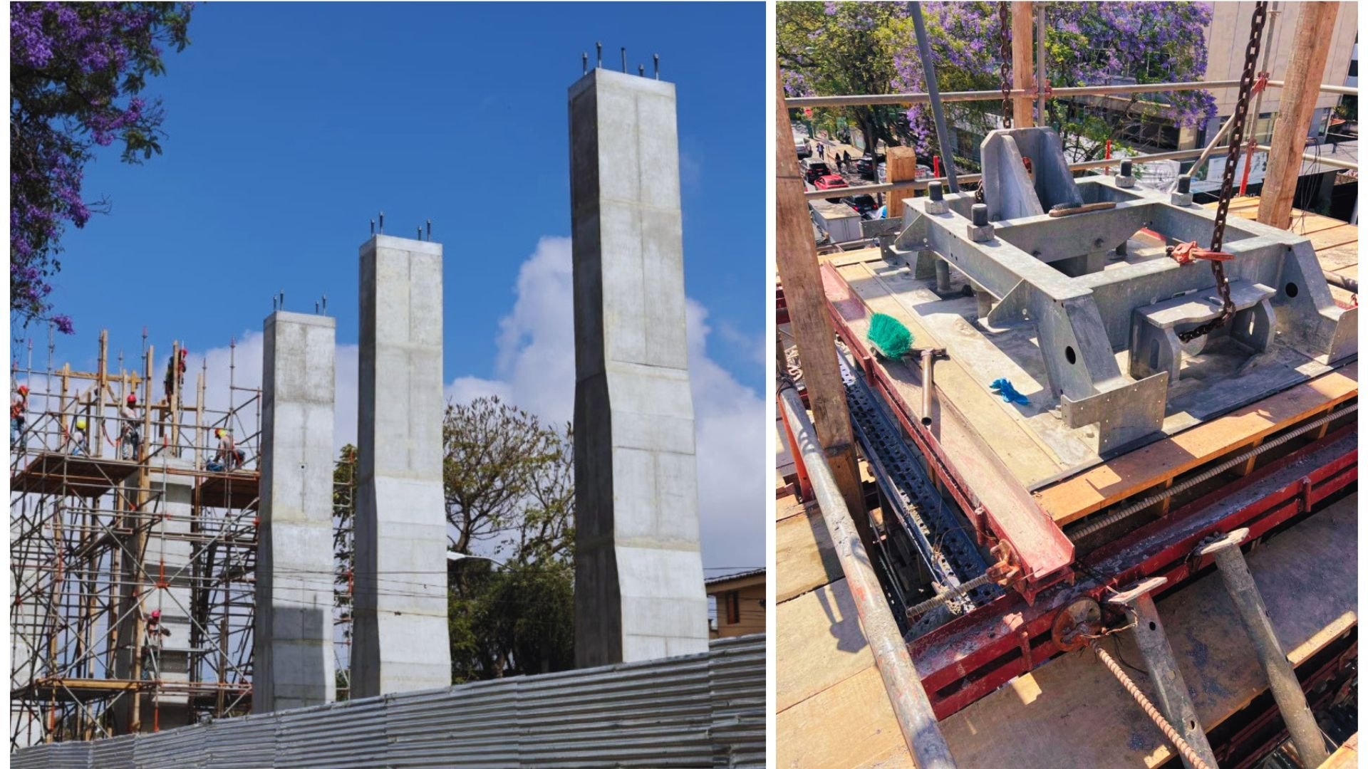 AeroMetro inicia fase electromecánica en Calle Montúfar, Zona 9 de Ciudad de Guatemala