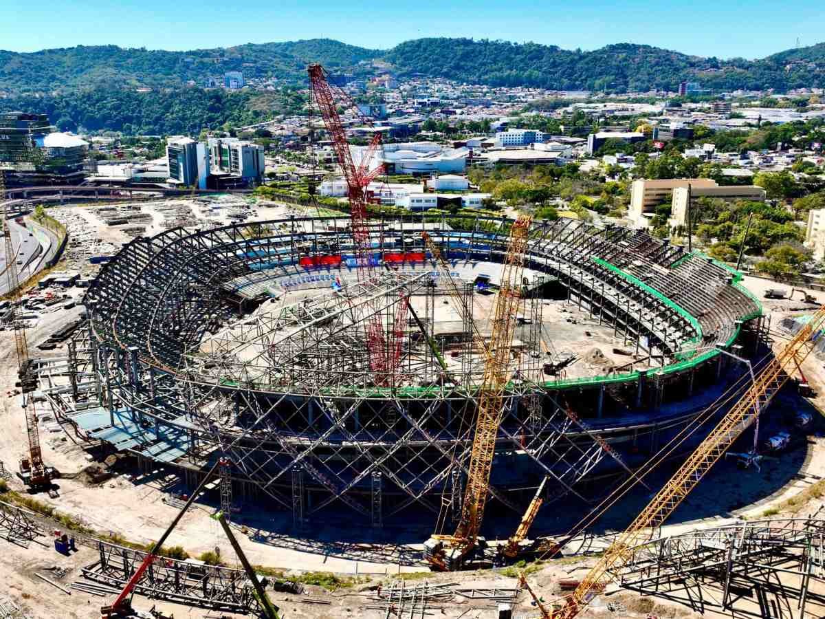 Avances significativos en la construcción del nuevo Estadio Nacional en Antiguo Cuscatlán Avances significativos en la construcción del nuevo Estadio Nacional en Antiguo Cuscatlán