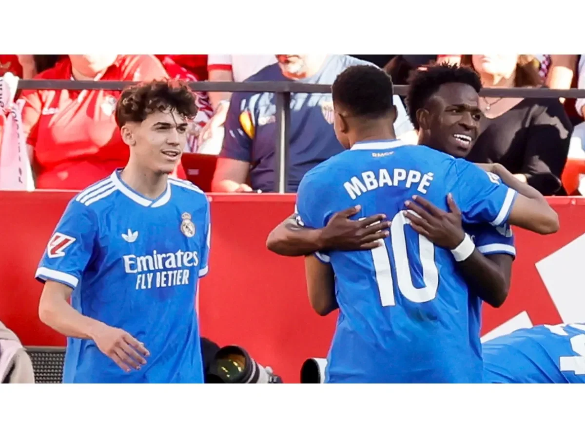 Real Madrid se impone al Sevilla con gol de Vinícius y confirma su permanencia en LaLiga