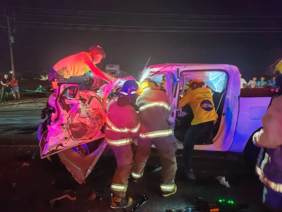 Cuatro personas fallecen en accidentes de tránsito en Sonsonate durante la noche y madrugada