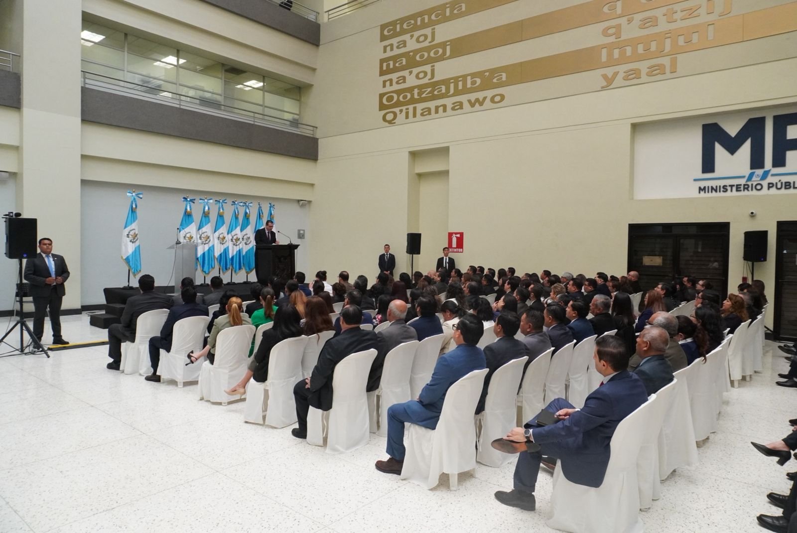 Gabriel García Luna llama a fiscales y personal del MP a trabajar con ética y capacidad Gabriel García Luna llama a fiscales y personal del MP a trabajar con ética y capacidad