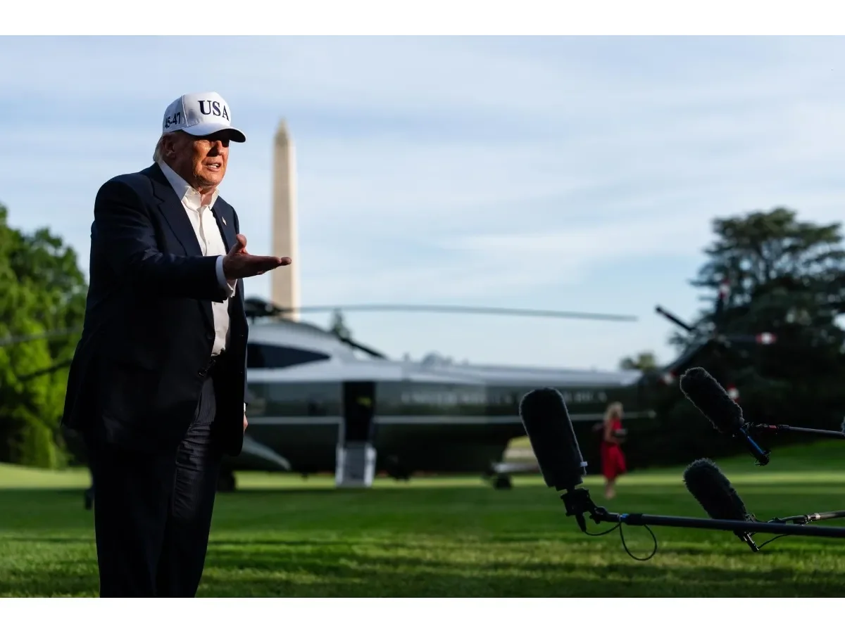 Donald Trump impulsa la construcción de un helipuerto permanente en la Casa Blanca para proteger sus jardines
