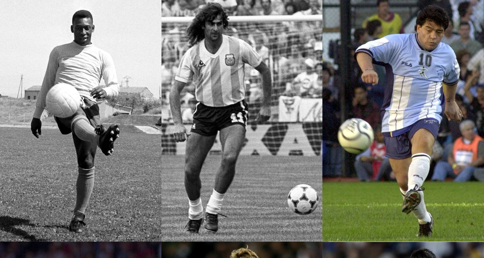 Los números 10 que ganaron el Balón de Oro y dejaron huella en la historia de los Mundiales Los números 10 que ganaron el Balón de Oro y dejaron huella en la historia de los Mundiales