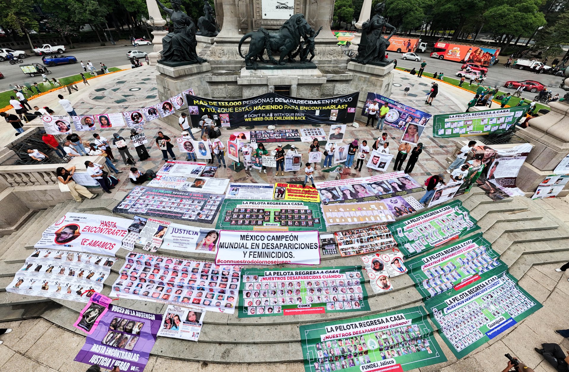 Protestas visibilizan crisis de desapariciones en México durante inauguración del Mundial 2026 Protestas visibilizan crisis de desapariciones en México durante inauguración del Mundial 2026