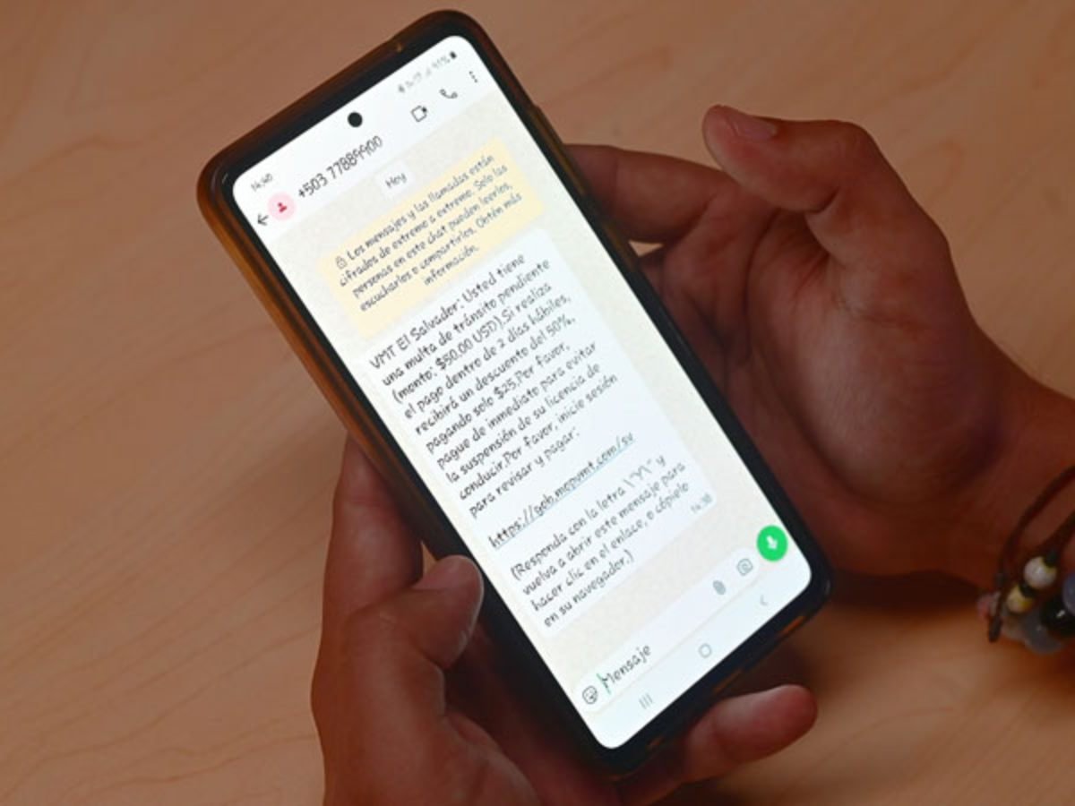 Alerta en El Salvador: Cómo actuar ante falsas multas de tránsito por mensajes de texto Alerta en El Salvador: Cómo actuar ante falsas multas de tránsito por mensajes de texto