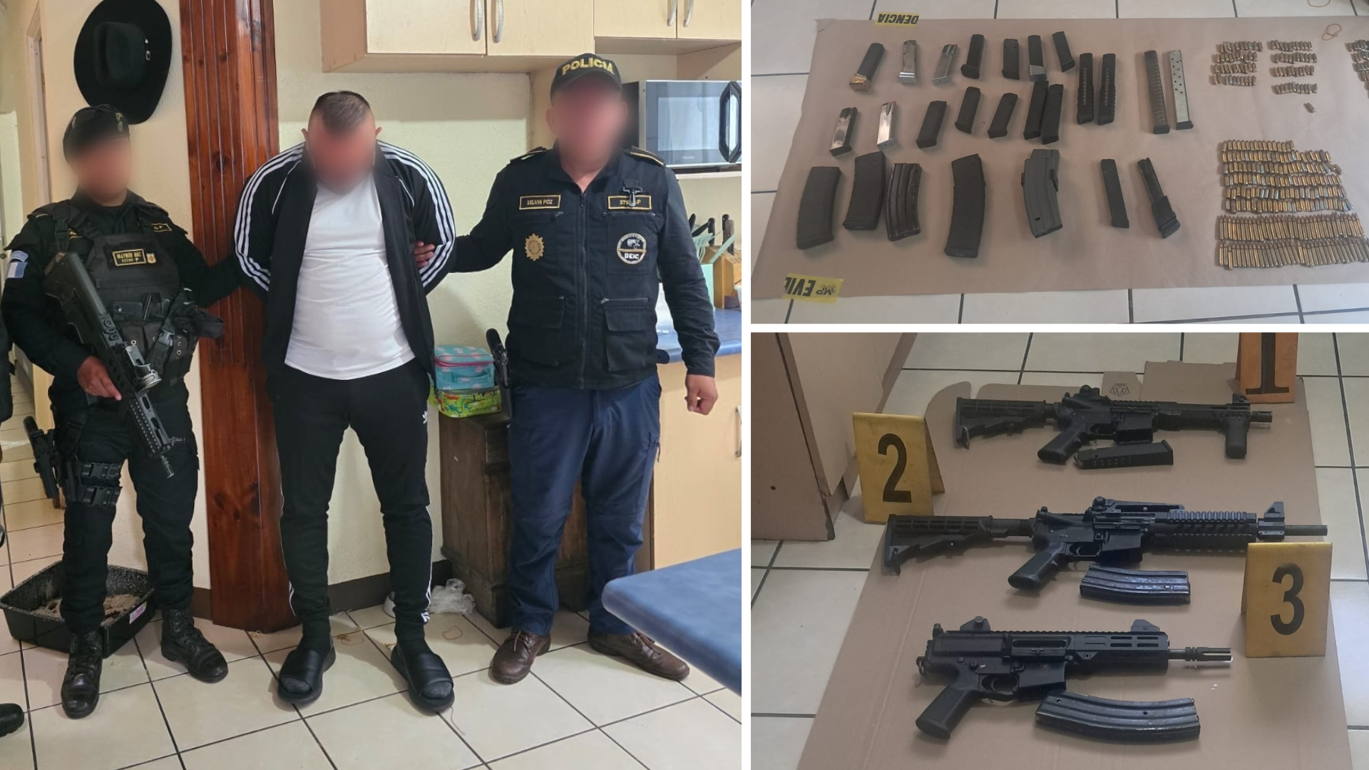 Van tres personas capturadas por el incidente armado contra esposa del diputado de la UNE, Vitelio Lam Van tres personas capturadas por el incidente armado contra esposa del diputado de la UNE, Vitelio Lam