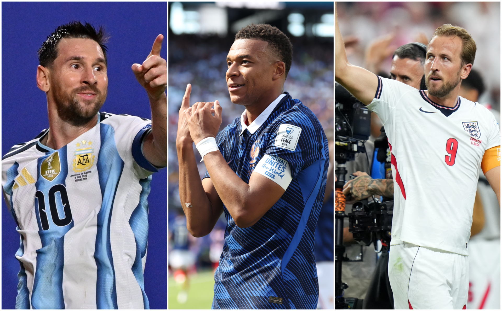 Messi, Mbappé y Kane: ¿Quiénes son los 15 máximos goleadores de las Copas del Mundo? Messi, Mbappé y Kane: ¿Quiénes son los 15 máximos goleadores de las Copas del Mundo?