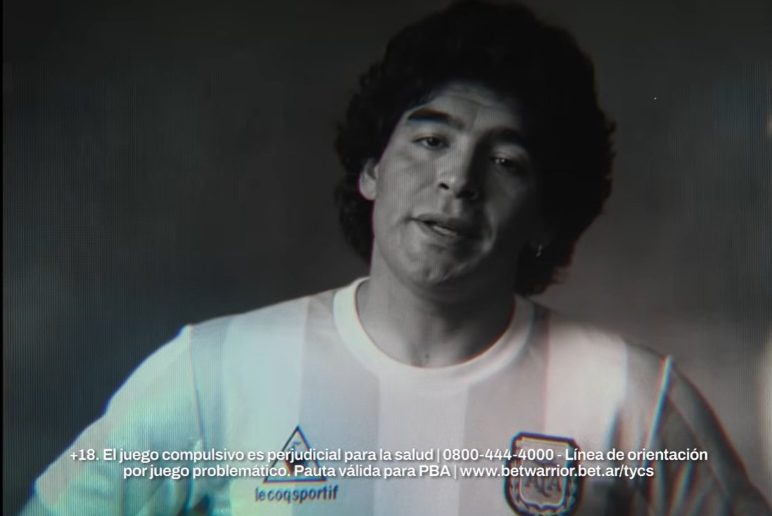 Polémica en Argentina: Una imagen de Maradona creada con IA promociona las apuestas deportivas Polémica en Argentina: Una imagen de Maradona creada con IA promociona las apuestas deportivas